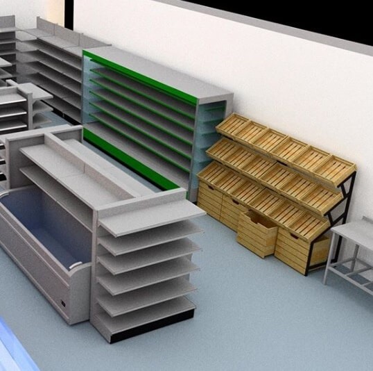 Реконструкция магазина Новости 
